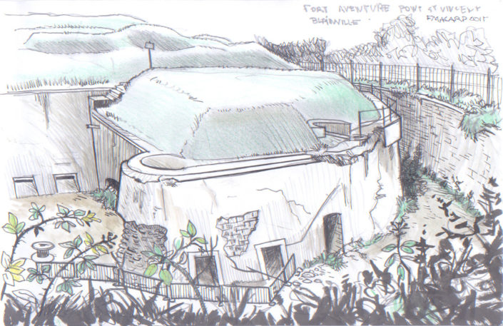 Croquis - Grande Guerre - Fort Pelissier